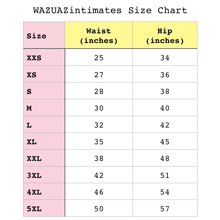 WAZUAZintimates Low Rise Thong 3-Pack